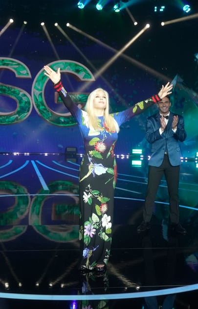 Uno de los grandes looks que eligió Susana para su programa en la pantalla de Telefe