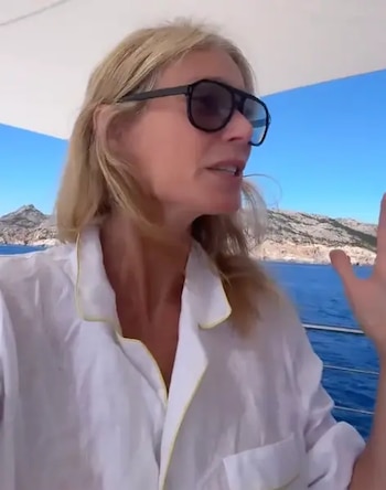 En su primera publicación para Tik Tok, Gwyneth Paltrow mostró parte de su estancia en Europa. (Captura de video)