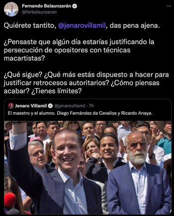 Fernando Belaunzarán Ricardo Anaya Jenaro Villamil