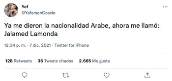 Tomada de Twitter @YefersonCossio