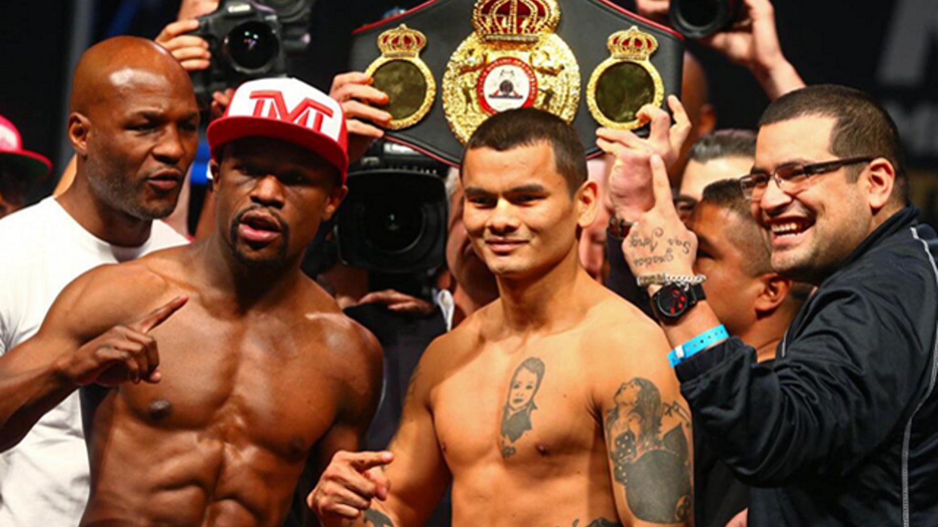 Chino Maidana tuvo dos emblemáticas peleas frente a Floyd Mayweather (Reuters)