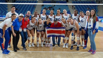 Durante su visita a Santo Domingo, Umaña acompañó a la delegación costarricense en distintas competencias de los Juegos Centroamericanos y del Caribe 2026. Crédito: Redes sociales Jeffry Umaña