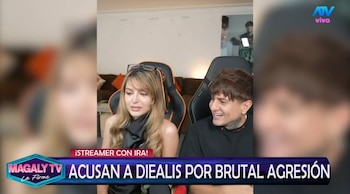 “Nunca me había pegado”: ex de Diealis cuenta su verdad entre lágrimas. Captura: Magaly TV La Firme.