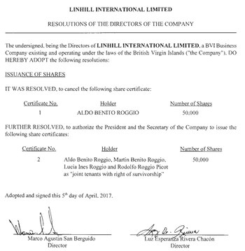 Linhill International Limited una de