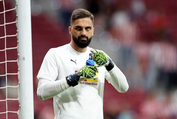 El portero del Valencia Mamardashvili