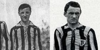 La selección italiana no alineaba como titulares a dos hermanos desde Aldo y Luigi Cevenini, en 1915 (Composición fotográfica)