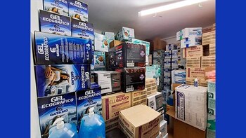 Los productos no estaban adecuadamente