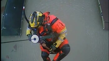 El río Snohomish creció casi