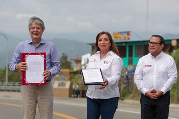 Presidentes de Perú y Ecuador