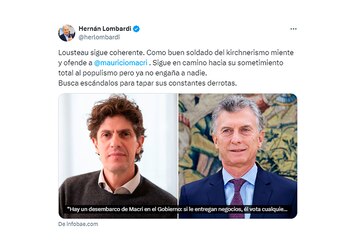 Lombardi también se refirió a