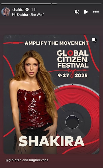 La superestrella colombiana y el