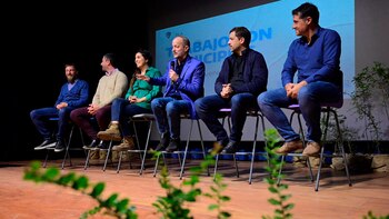 Martín Insaurralde encabezó el acto