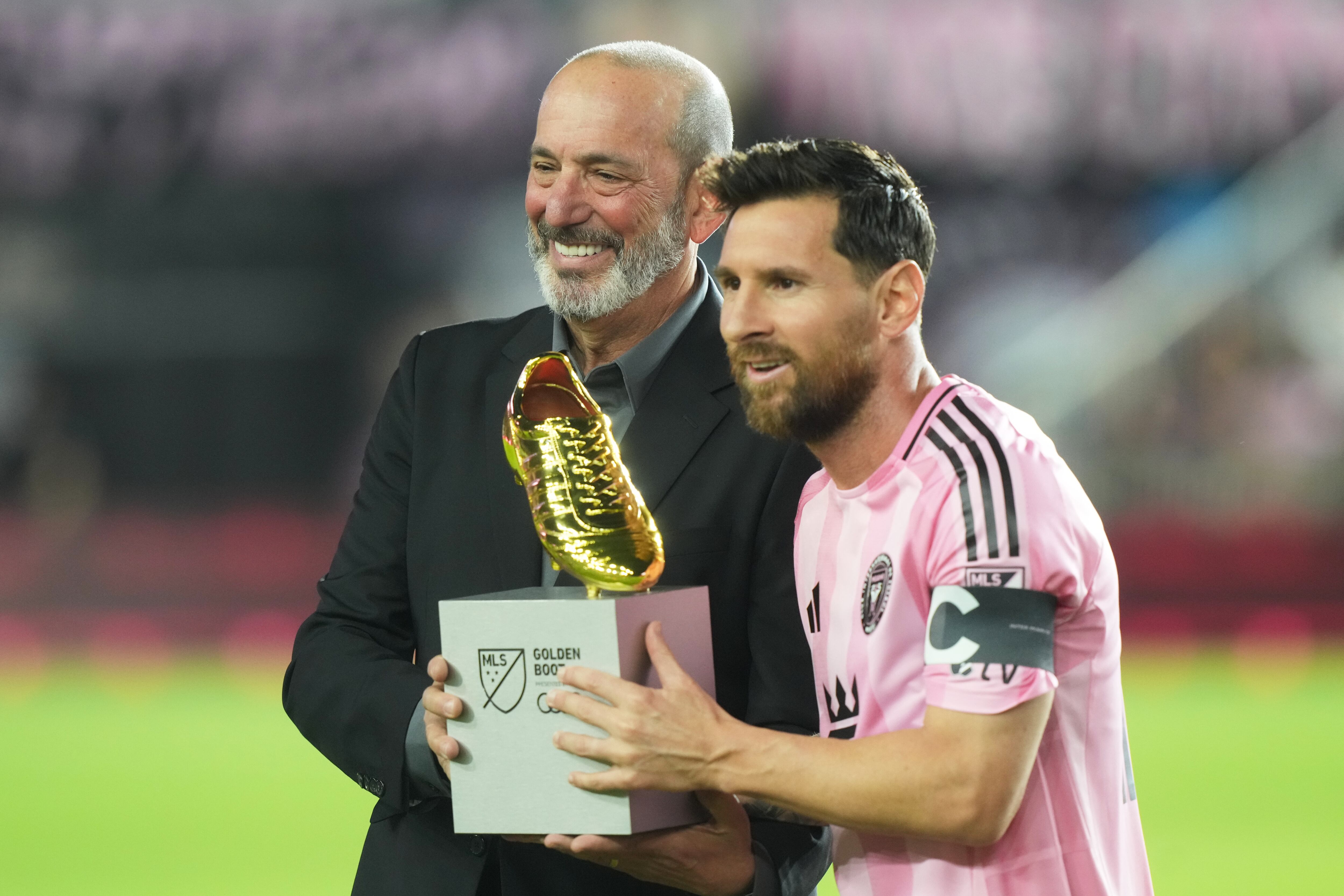Messi viene de lograr el botín de oto como máximo goleador de la fase regular de la MLS (AP Foto/Marta Lavandier)