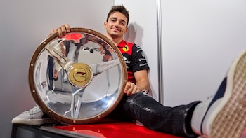 El piloto monegasco después de