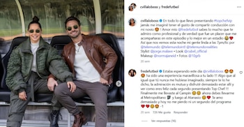 La pareja continúa con sus