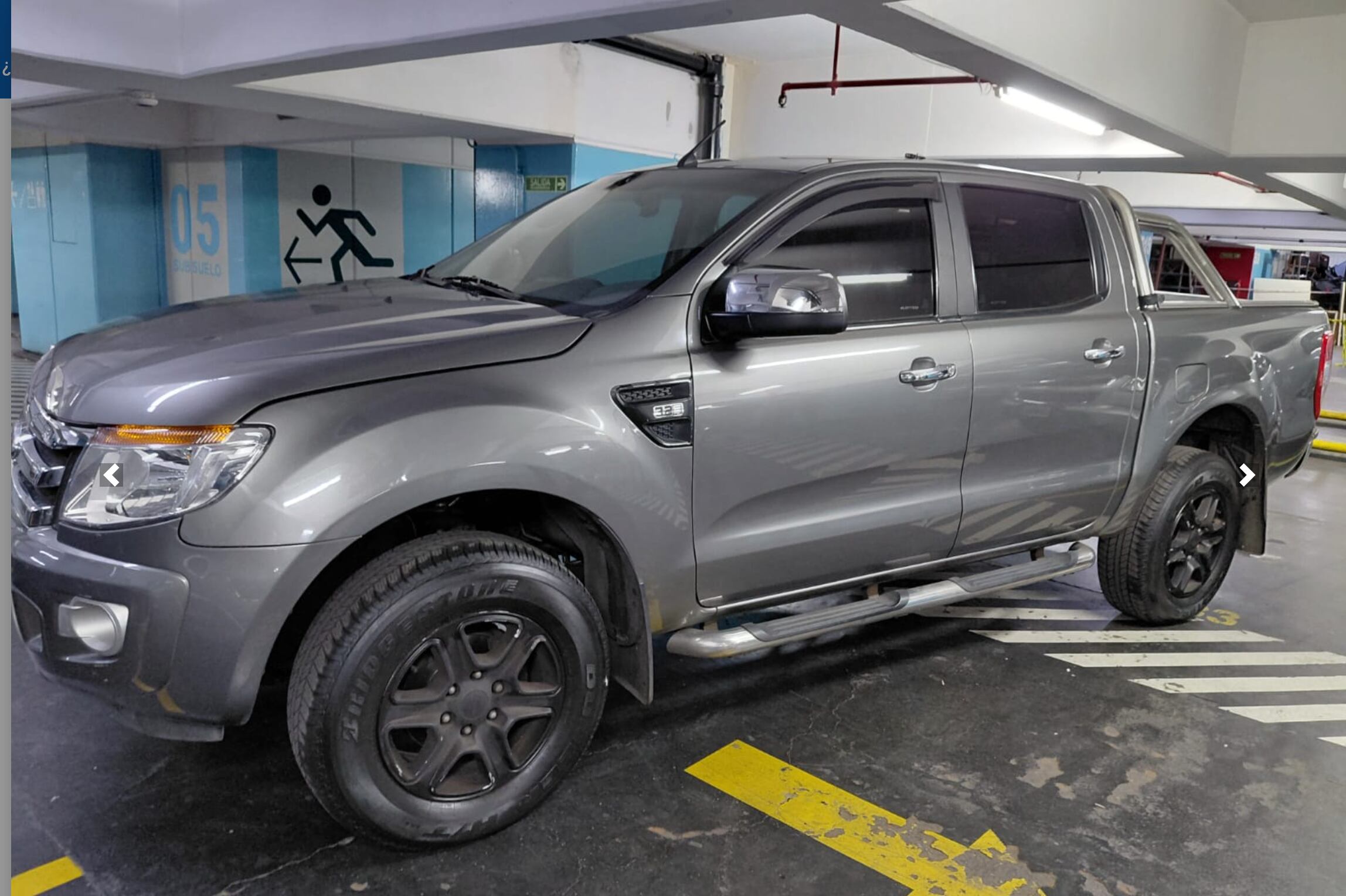 Ford Ranger 2014 que rematará la Cámara de Diputados este miércoles (Banco Ciudad)