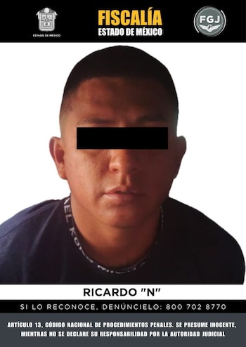 El Richard es señalado como integrante de Los Manzos. Crédito: FGJEM