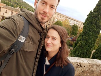 EN 2018 él viajó a