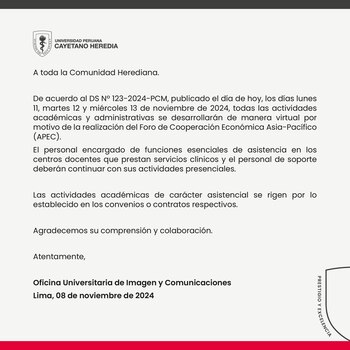 Universidad Peruana Cayetano Heredia.