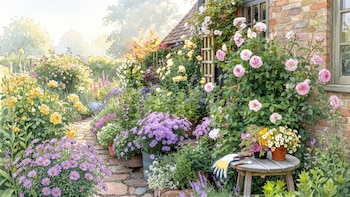“Grandma gardens”: las 8 plantas que definen la tendencia de los jardines nostálgicos