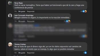 Los clientes de Interbank mostraron