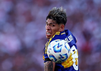 Carlos Palacios, en acción durante