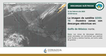Tormentas eléctricas se harán presentes durante este día.