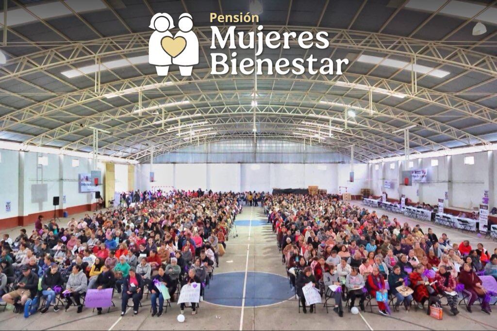 Las mujeres de 60 a 64 años reciben su apoyo económico correspondiente al bimestre noviembre-diciembre 2025