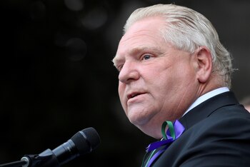 El primer ministro de Ontario,