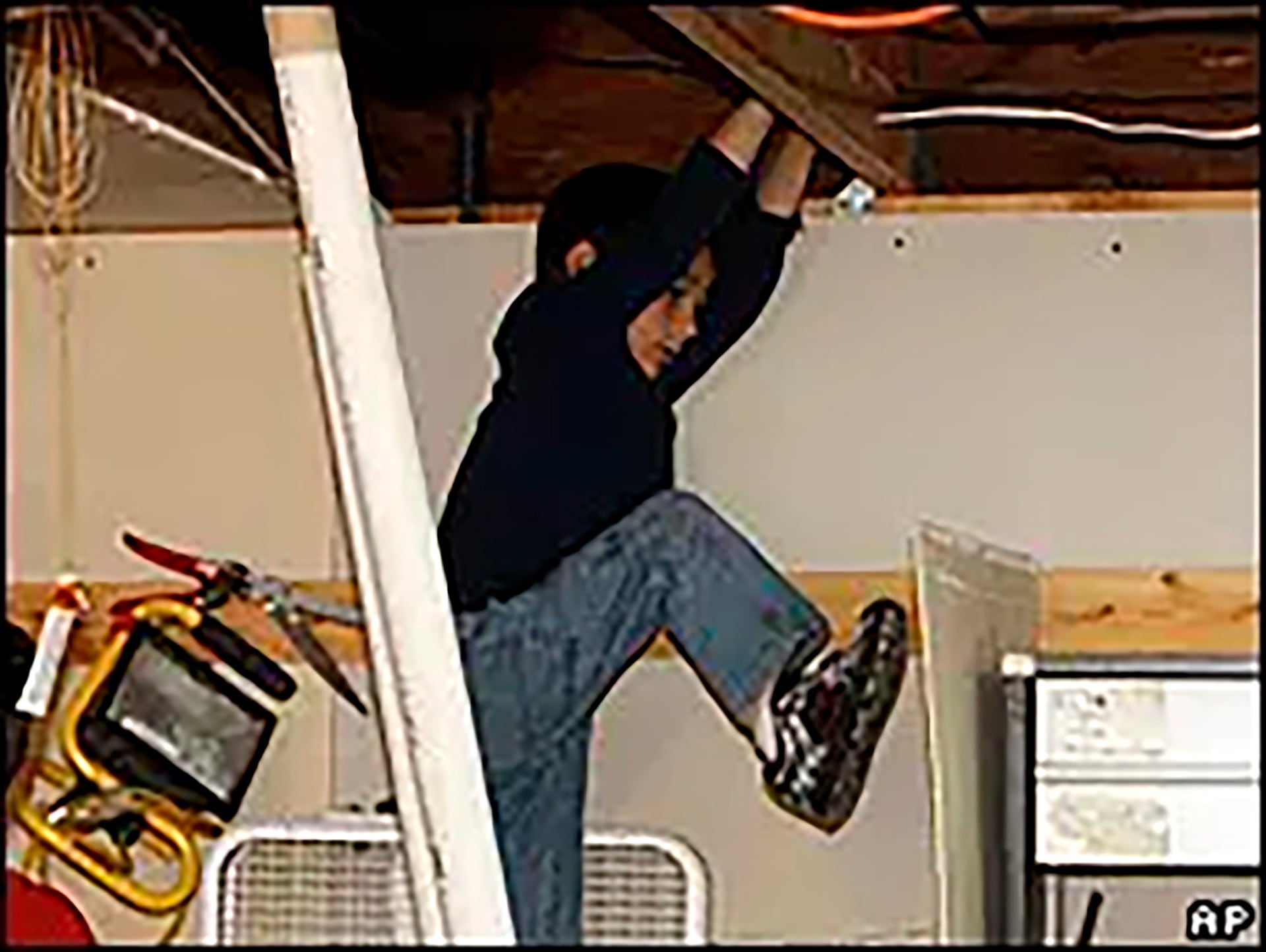 El pequeño Falcon Heene se quedó dormido sobre un ático que había sobre el garaje de la casa familiar