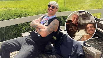 Daniel Osvaldo compartió una imagen desde el hospital mientras continúa bajo atención médica