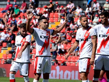 El delantero colombiano del Rayo