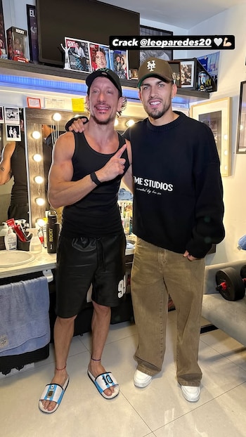 Leandro Paredes y Nico Vazquez,