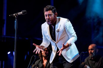 El cantaor flamenco Miguel Poveda