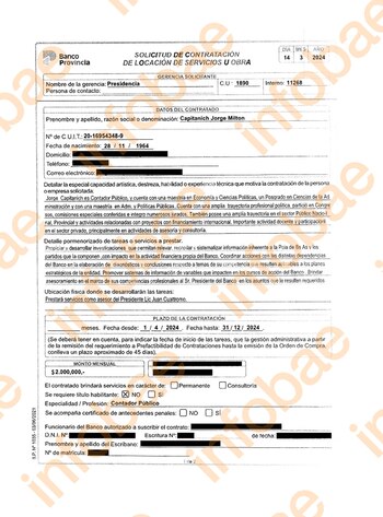 El contrato de Jorge Capitanich