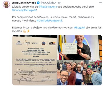 Mamá de Juan Daniel Oviedo