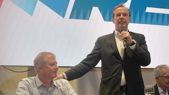 Branko Marinkovic, uno de los principales aliados del Jorge Quiroga rompió con la alianza y denunció imposiciones.