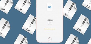 Los archivos comprimidos están siendo