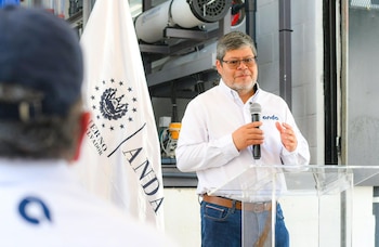 Dagoberto Arévalo, Presidente de ANDA. (Foto: Secretaría de Prensa de la Presidencia)