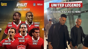 Radamel Falcao jugará partido de leyendas del Manchester United contra leyendas del Arsenal en Asia: Thierry Henry lidera al equipo rival