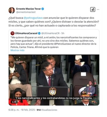 Con este mensaje, el expresidente