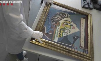 Un falso Picasso secuestrado en