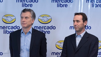 Con Mauricio Macri en la