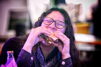 El sánguche de milanesa tucumano