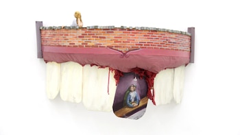 "Boca", óleo sobre bastidores, espuma