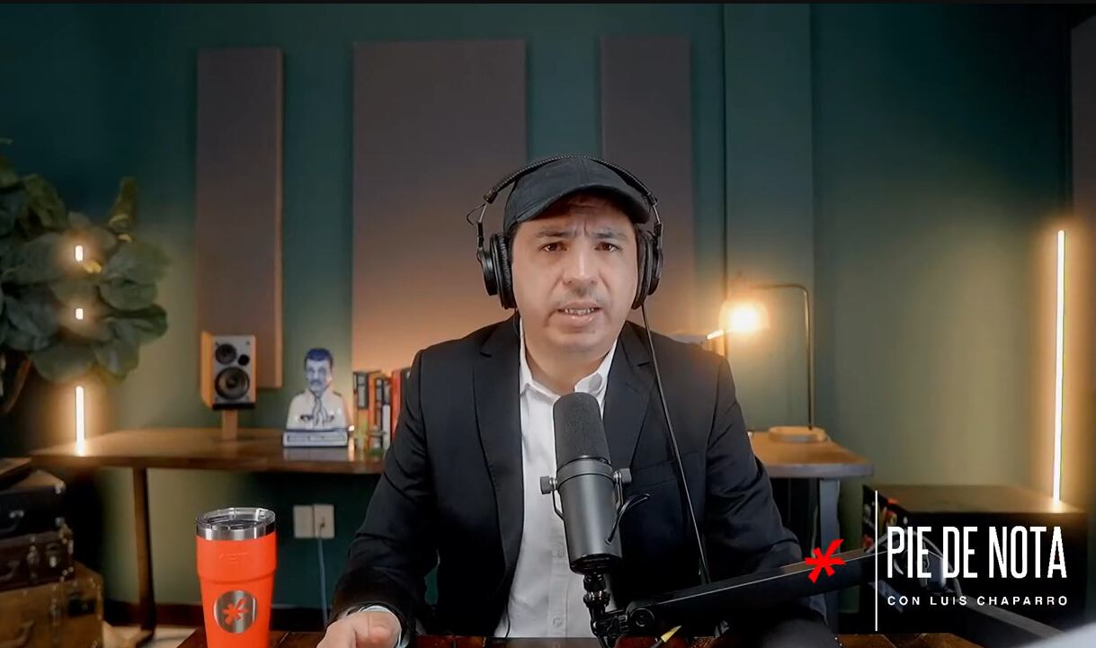 Luis Chaparro, periodista especializado en temas de seguridad. (Captura de pantalla)