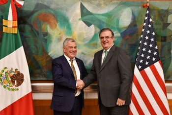 El encuentro de Ebrard y