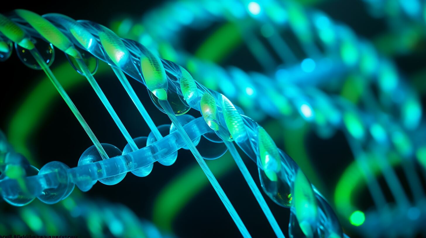 Una impresionante imagen de la cadena de ADN, la molécula fundamental de la biología, desvelando secretos científicos y avances en la investigación genética. (Imagen ilustrativa Infobae)
