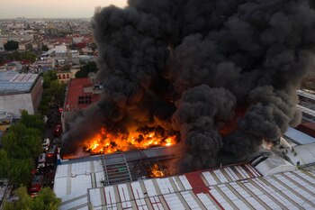 Se registró un fuerte incendio