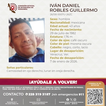 (Facebook Comisión Estatal de Búsqueda Veracruz)
